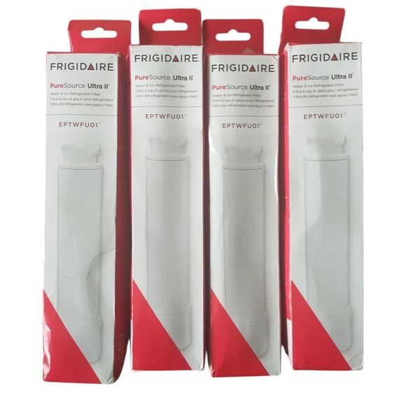 4 Pack Frigidaire EPTWFU01 Pure Source Ultra II Refrigerator Water Filter New US